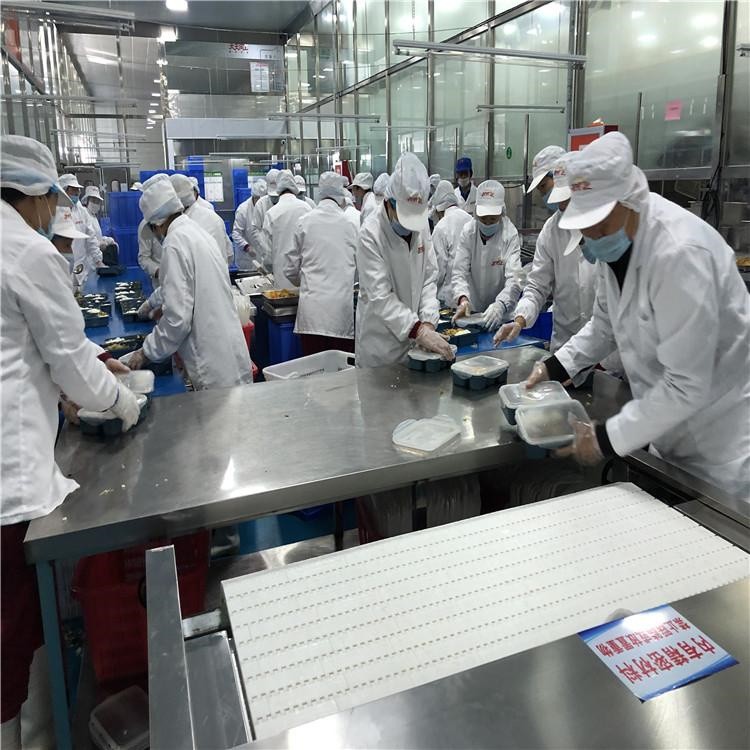 分餐线盒饭微波加热流程