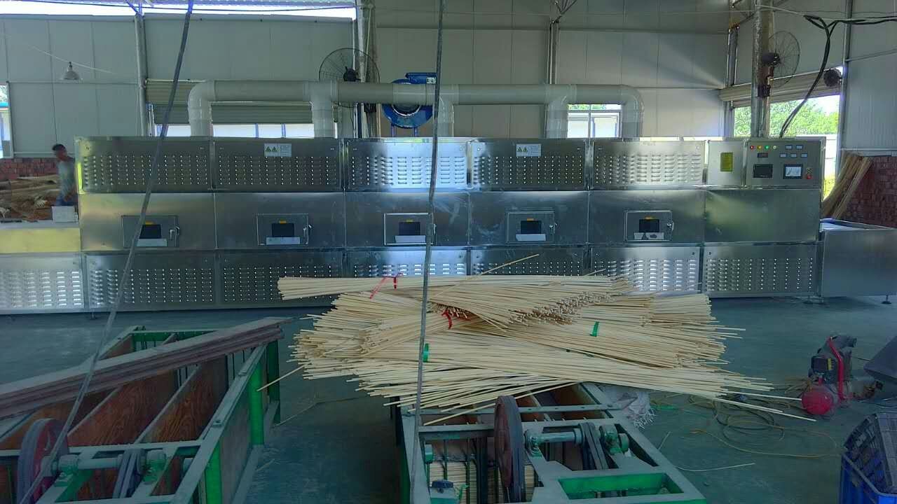 长木条隧道式微波烘干不变形设备