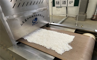 关于颗粒状化工原料的微波烘干加工