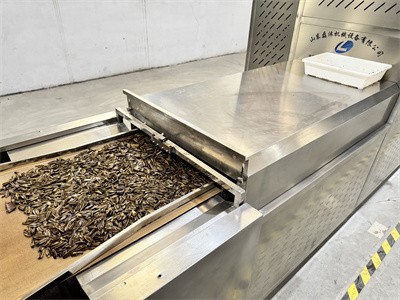 微波隧道炉加工腌制瓜子的流程是怎样的呢？？